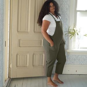 Olive Green Women's Jumpsuit
